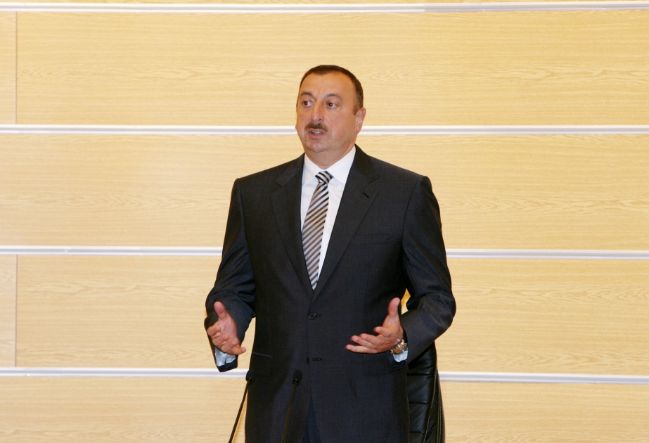 AZƏRBAYCAN PREZİDENTİ İLHAM ƏLİYEVİN ÇIXIŞI