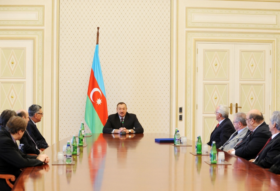 AZƏRBAYCAN PREZİDENTİ İLHAM ƏLİYEV AVROPA ƏDALƏTLİ OYUNLAR HƏRƏKATININ İCRAÇI KOMİTƏSİNİN NÜMAYƏNDƏ HEYƏTİNİ QƏBUL ETMİŞDİR