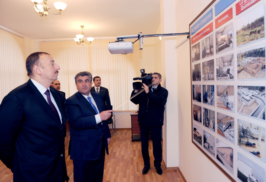 HÖVSAN AERASİYA STANSİYASININ ƏSASLI YENİDƏNQURMADAN SONRA AÇILIŞI OLMUŞDUR PREZİDENT İLHAM ƏLİYEV MƏRASİMDƏ İŞTİRAK ETMİŞDİR