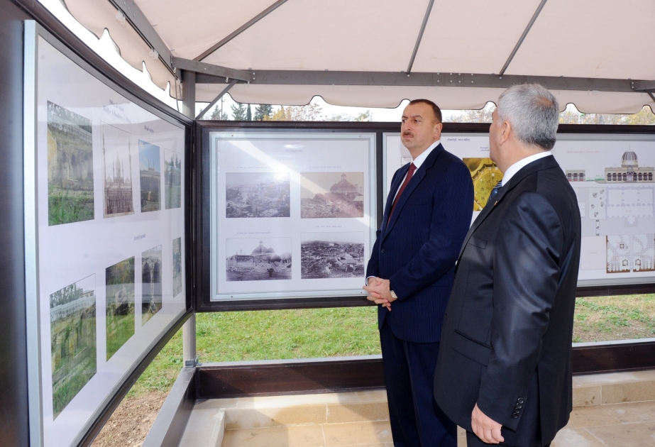 HEYDƏR ƏLİYEV FONDU TƏRƏFİNDƏN BƏRPASI NƏZƏRDƏ TUTULAN ŞAMAXI CÜMƏ MƏSCİDİ İLƏ TANIŞLIQ