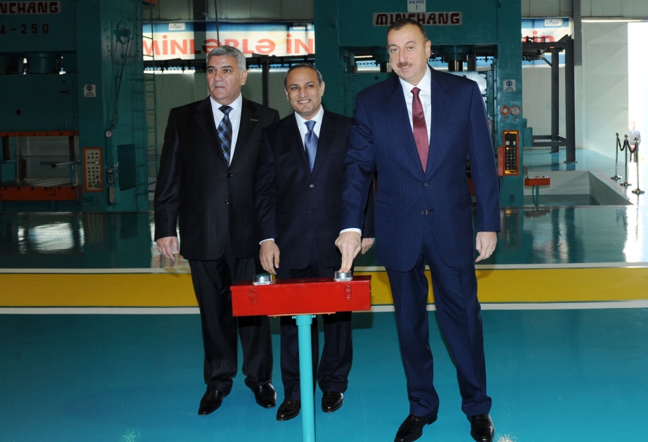 ŞAMAXIDA “AZƏRELEKTRONİKA” MƏİŞƏT CİHAZLARI ZAVODU İSTİFADƏYƏ VERİLMİŞDİR