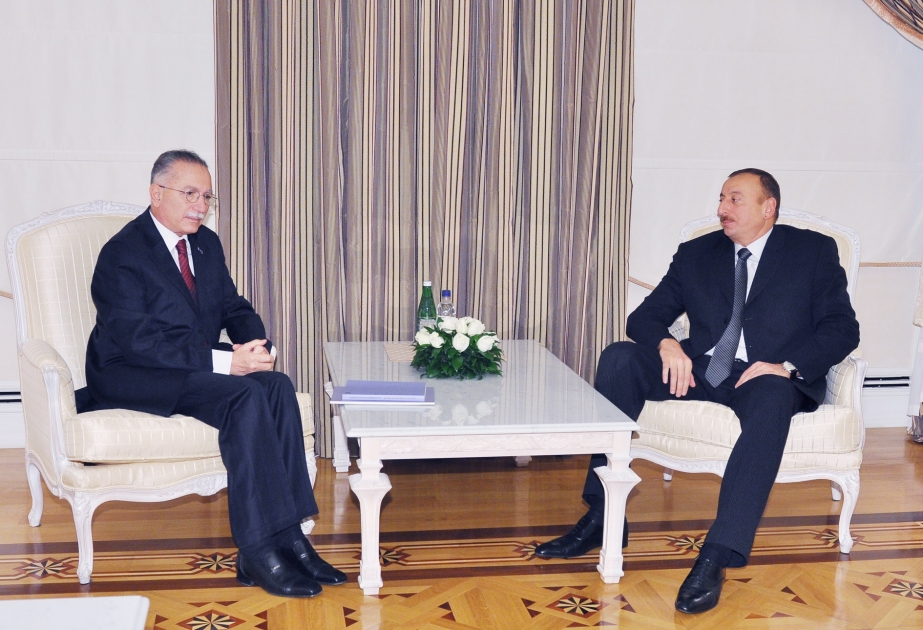 AZƏRBAYCAN PREZİDENTİ İLHAM ƏLİYEV İSLAM KONFRANSI TƏŞKİLATININ BAŞ KATİBİ EKMƏLƏDDİN İHSANOĞLUNU QƏBUL ETMİŞDİR