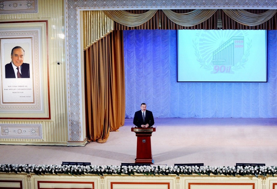 PREZİDENT İLHAM ƏLİYEVİN ÇIXIŞI