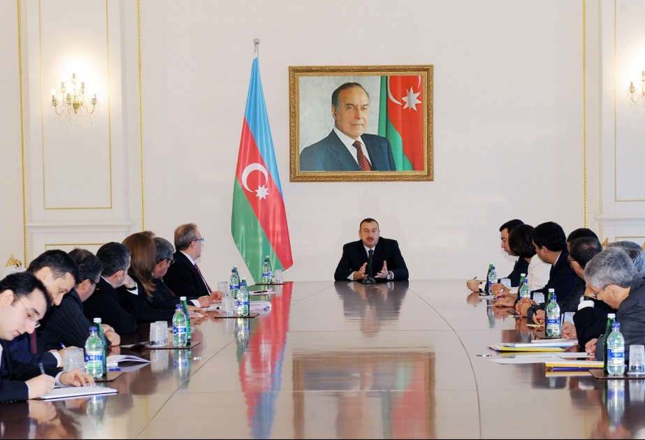 AZƏRBAYCAN PREZİDENTİ İLHAM ƏLİYEV TÜRKİYƏ BÖYÜK MİLLƏT MƏCLİSİNİN XARİCİ ƏLAQƏLƏR KOMİSSİYASININ ÜZVLƏRİNİ QƏBUL ETMİŞDİR