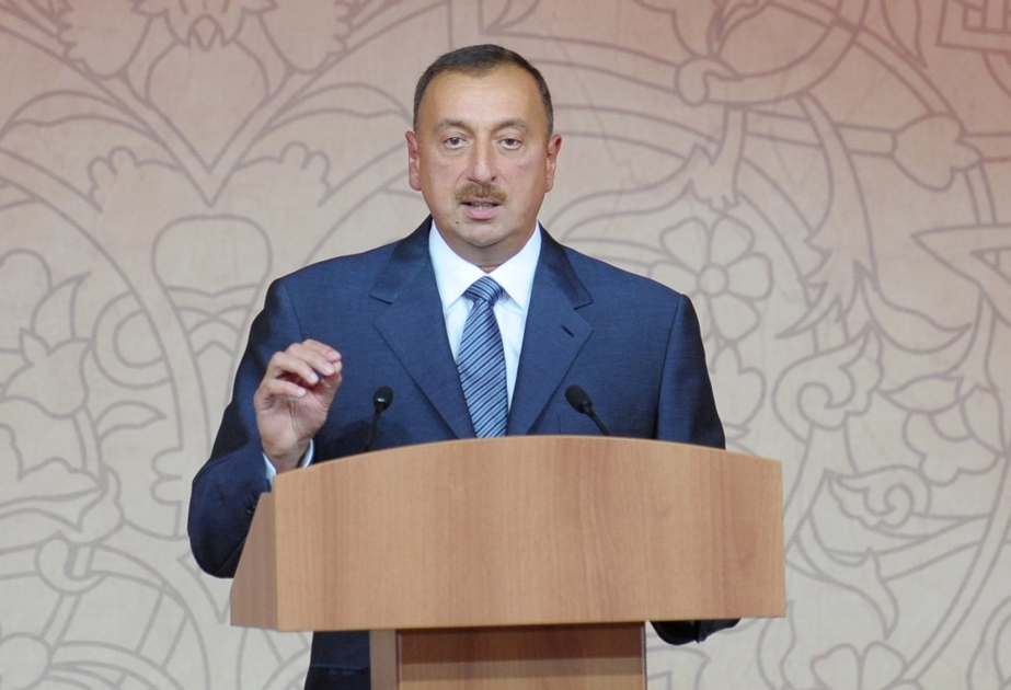 AZƏRBAYCAN PREZİDENTİ İLHAM ƏLİYEVİN NİTQİ