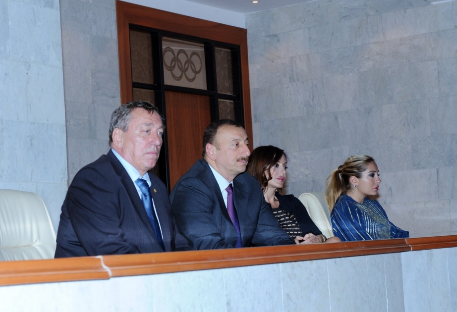 BAKIDA SƏRBƏST, YUNAN-ROMA VƏ QADIN GÜLƏŞİ ÜZRƏ AVROPA ÇEMPİONATININ TƏNTƏNƏLİ AÇILIŞI OLMUŞDUR AZƏRBAYCAN PREZİDENTİ İLHAM ƏLİYEV MƏRASİMDƏ İŞTİRAK ETMİŞDİR