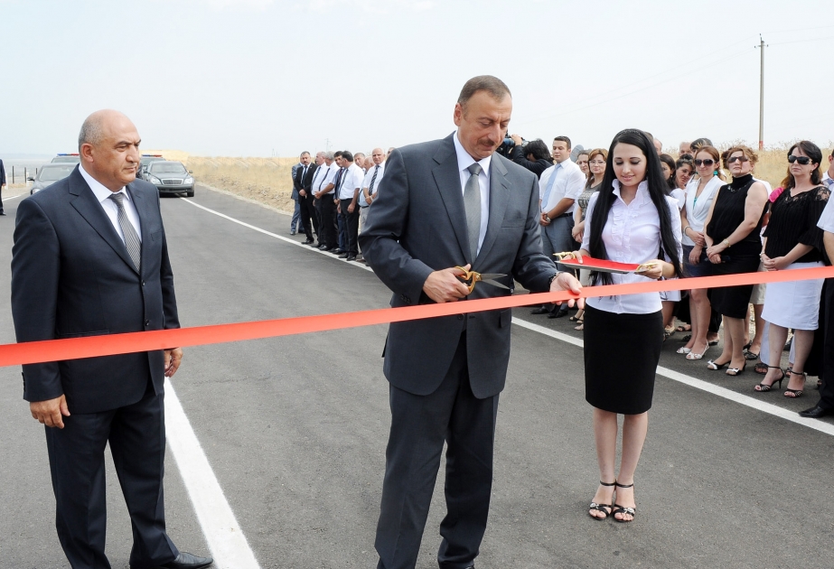 SAMUR-HƏZRƏ YOLU ƏSASLI YENİDƏNQURMADAN SONRA İSTİFADƏYƏ VERİLMİŞDİR