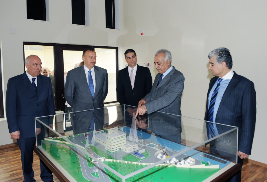 PREZİDENT İLHAM ƏLİYEV MASAZIR DUZ ZAVODUNUN AÇILIŞINDA İŞTİRAK ETMİŞDİR
