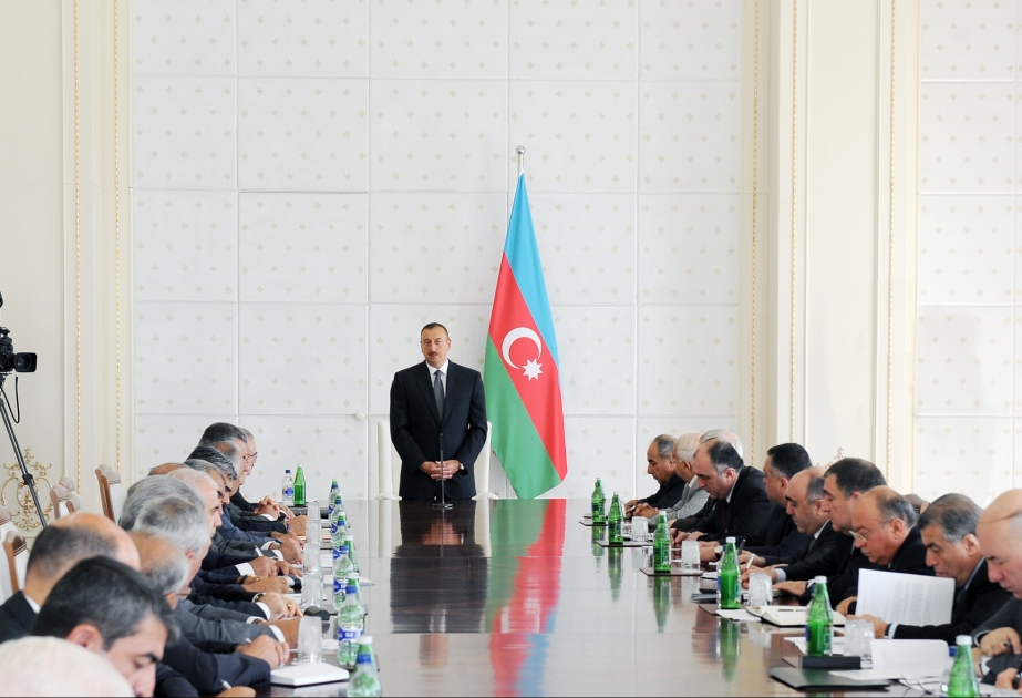 AZƏRBAYCAN PREZİDENTİ İLHAM ƏLİYEVİN GİRİŞ NİTQİ