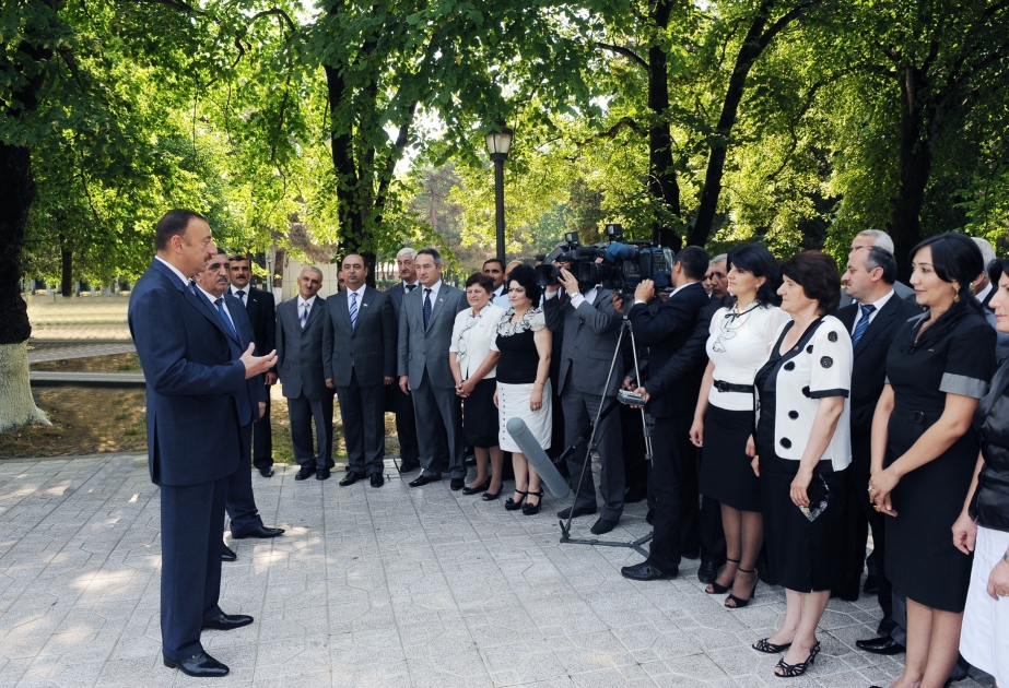 ZAQATALA RAYONU İCTİMAİYYƏTİNİN NÜMAYƏNDƏLƏRİ İLƏ GÖRÜŞ