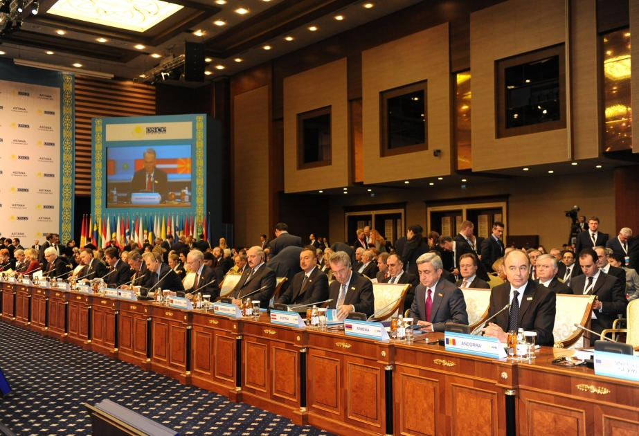 Azərbaycan Prezidenti İlham Əliyev Astanada ATƏT-in VII sammitində iştirak edir