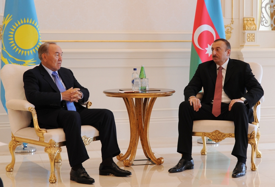 Azərbaycan Prezidenti İlham Əliyevin və Qazaxıstan Prezidenti Nursultan Nazarbayevin görüşü