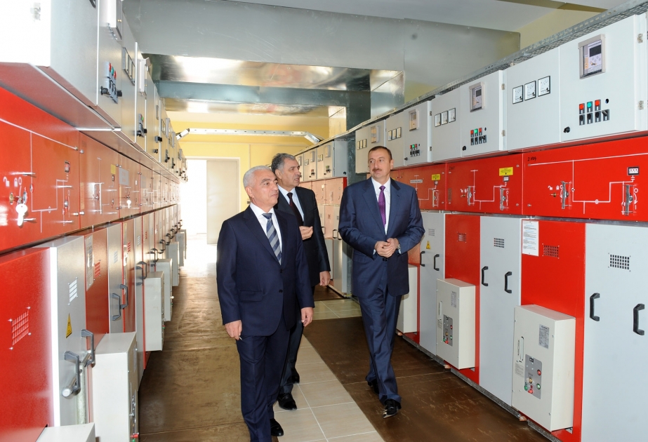 Prezident İlham Əliyev “Xocasən” yarımstansiyasının açılışında iştirak etmişdir