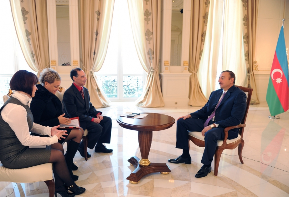 Azərbaycan Prezidenti İlham Əliyevin Ukrayna Milli Telekompaniyasına, bu ölkənin “Profil-Ukrayna” jurnalına və “Den” qəzetinə müsahibəsi