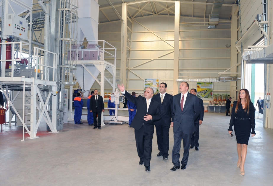 Yevlaxda “Azərtoxum” MMC toxumçuluq müəssisəsinin açılışı olmuşdur