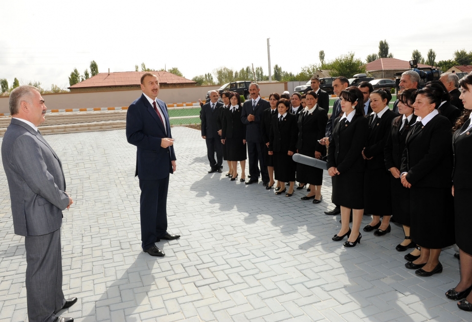 ŞƏRUR RAYONUNUN MAXTA KƏND ORTA MƏKTƏBİNİN YENİ BİNASININ AÇILIŞI OLMUŞDUR