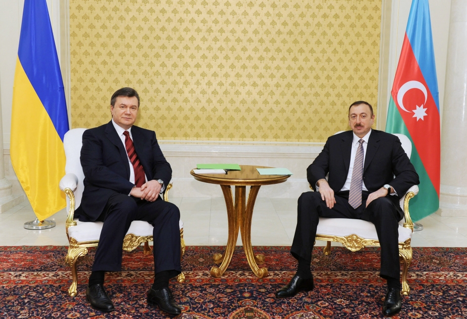 Azərbaycan Prezidenti İlham Əliyevin və Ukrayna Prezidenti Viktor Yanukoviçin təkbətək görüşü