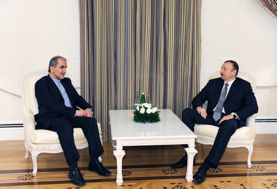Azərbaycan Prezidenti İlham Əliyev İran Prezidentinin Xəzər məsələləri üzrə xüsusi nümayəndəsi Məhəmməd Mehdi Axundzadəni qəbul etmişdir