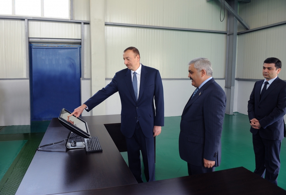 Prezident İlham Əliyev Astara qaz-kompressor stansiyasının açılışında iştirak etmişdir