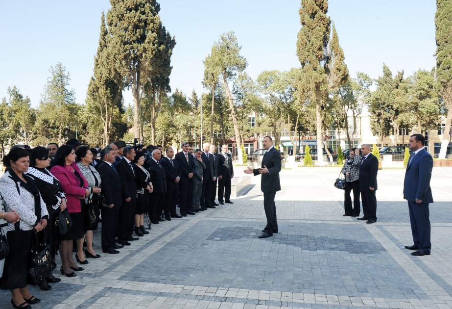 Masallı rayonu ictimaiyyətinin nümayəndələri ilə görüş