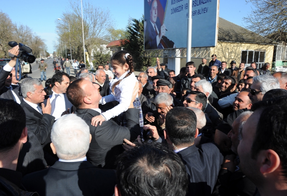 Lənkəran sakinləri ilə görüş