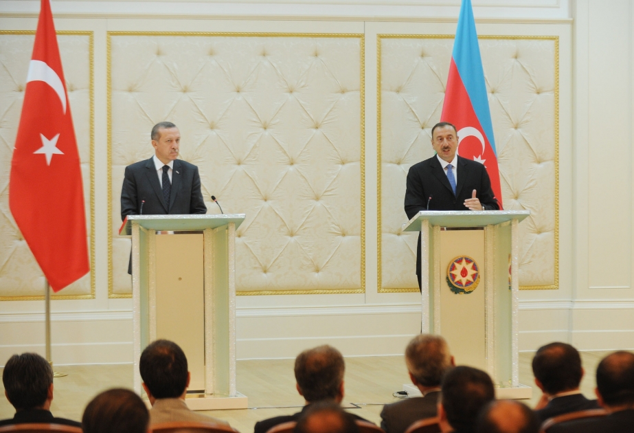 Azərbaycan Prezidenti İlham Əliyevin və Türkiyənin Baş naziri Rəcəb Tayyib Ərdoğanın birgə mətbuat konfransı
