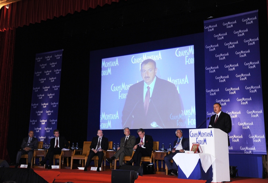 Azərbaycan Respublikasının Prezidenti İlham Əliyevin Belçika Krallığına işgüzar səfəriBrüsseldə Krans Montana Forumunun rəsmi açılışı olmuşdurPrezident İlham Əliyev Forumda iştirak etmişdir