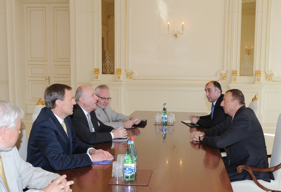 Azərbaycan Prezidenti İlham Əliyev ATƏT-in Minsk qrupunun həmsədrlərini və ATƏT-in hazırkı sədrinin xüsusi nümayəndəsini qəbul etmişdir