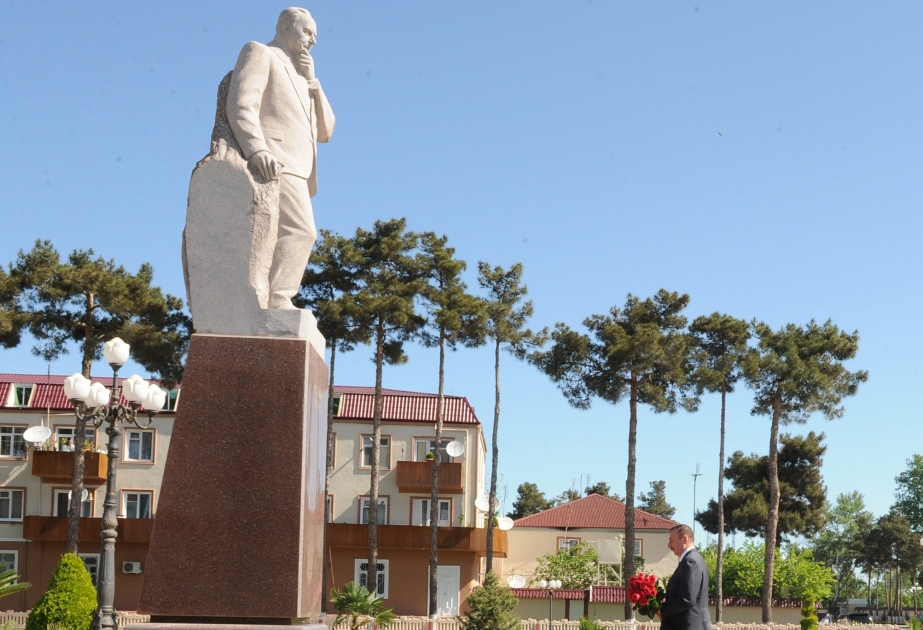 Azərbaycan Prezidenti İlham Əliyev Zərdab rayonunda olmuşdur
