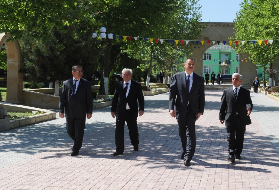 Ağcabədidə Heydər Əliyev adına mədəniyyət və istirahət parkı ilə tanışlıq