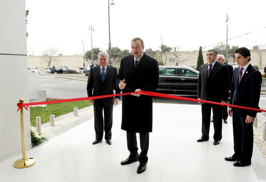 Nəqliyyatı İntellektual İdarəetmə Mərkəzi açılmışdır Azərbaycan Prezidenti İlham Əliyev açılış mərasimində iştirak etmişdir