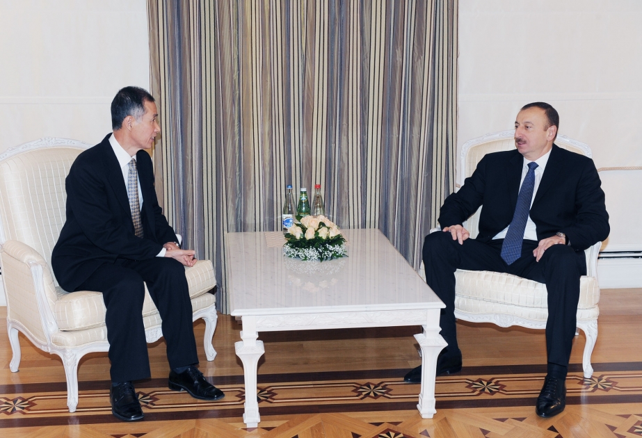 Azərbaycan Prezidenti İlham Əliyev Çinin ölkəmizdəki səfirini diplomatik fəaliyyətinin başa çatması ilə əlaqədar qəbul etmişdir
