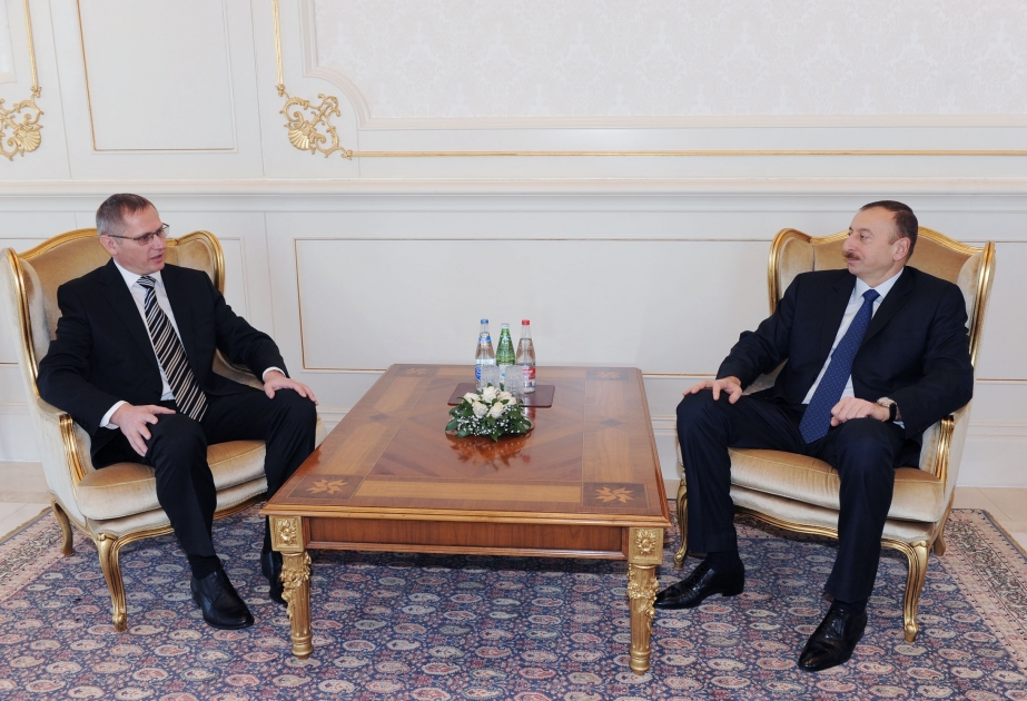Prezident İlham Əliyev Xorvatiyanın Azərbaycandakı səfirinin etimadnaməsini qəbul etmişdir