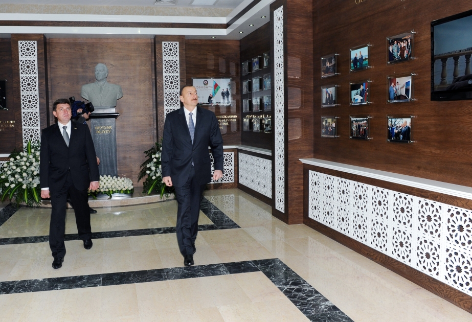 Rayon İcra Hakimiyyətinin yeni inzibati binası istifadəyə verilmişdir