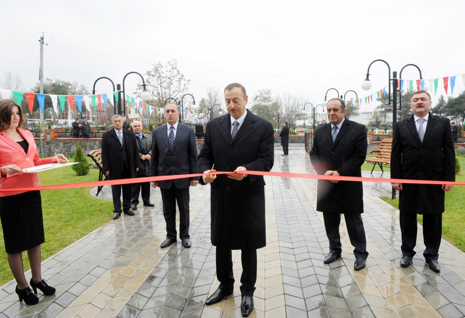 Yeni Azərbaycan Partiyası Qax rayon təşkilatının yeni inzibati binasının açılışı olmuşdur