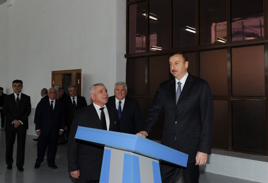 Şəki şərab zavodu işə salınmışdır