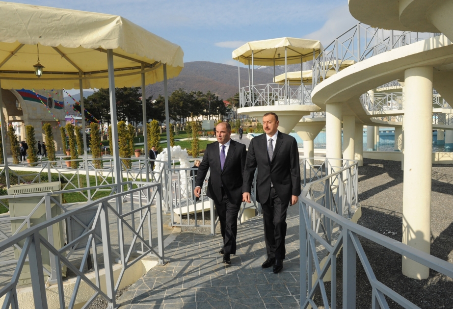 Oğuz şəhər mədəniyyət və istirahət parkı açılmışdır