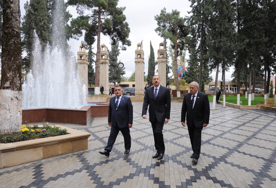 Ağsu mədəniyyət və istirahət parkı əsaslı bərpa və yenidənqurmadan sonra açılmışdır
