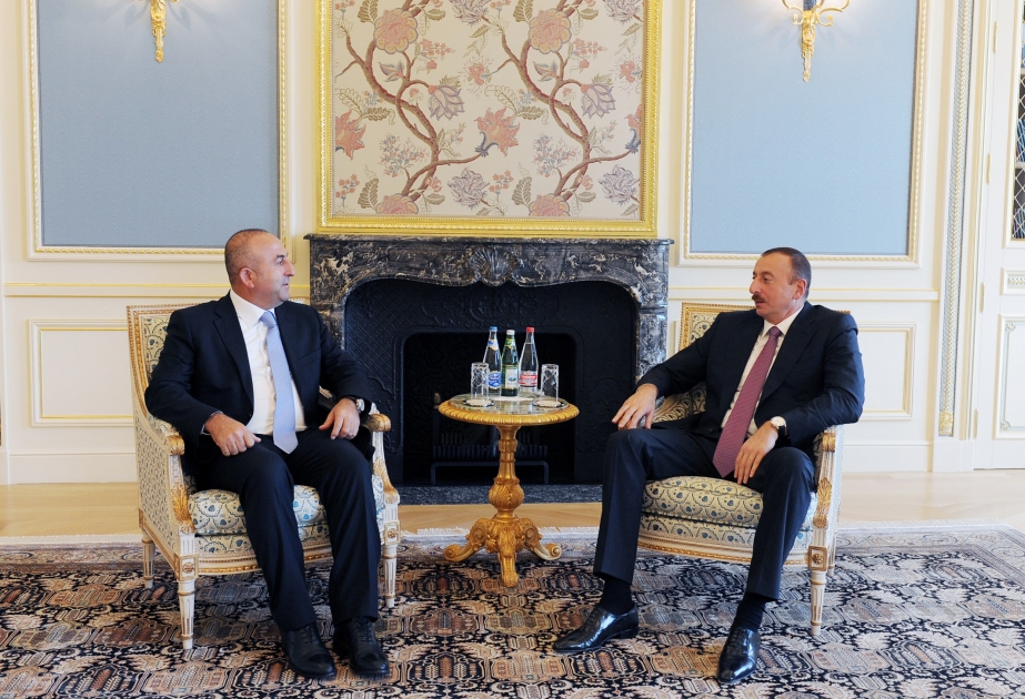Azərbaycan Prezidenti İlham Əliyev Avropa Şurası Parlament Assambleyasının sədri Mövlud Çavuşoğlunu qəbul etmişdir