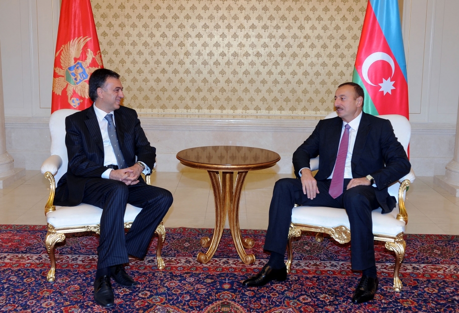 Azərbaycan Prezidenti İlham Əliyevin və Monteneqro Prezidenti Filip Vuyanoviçin təkbətək görüşü
