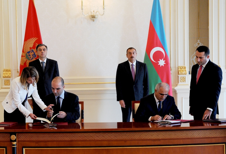 Azərbaycan-Monteneqro sənədləri imzalanmışdır