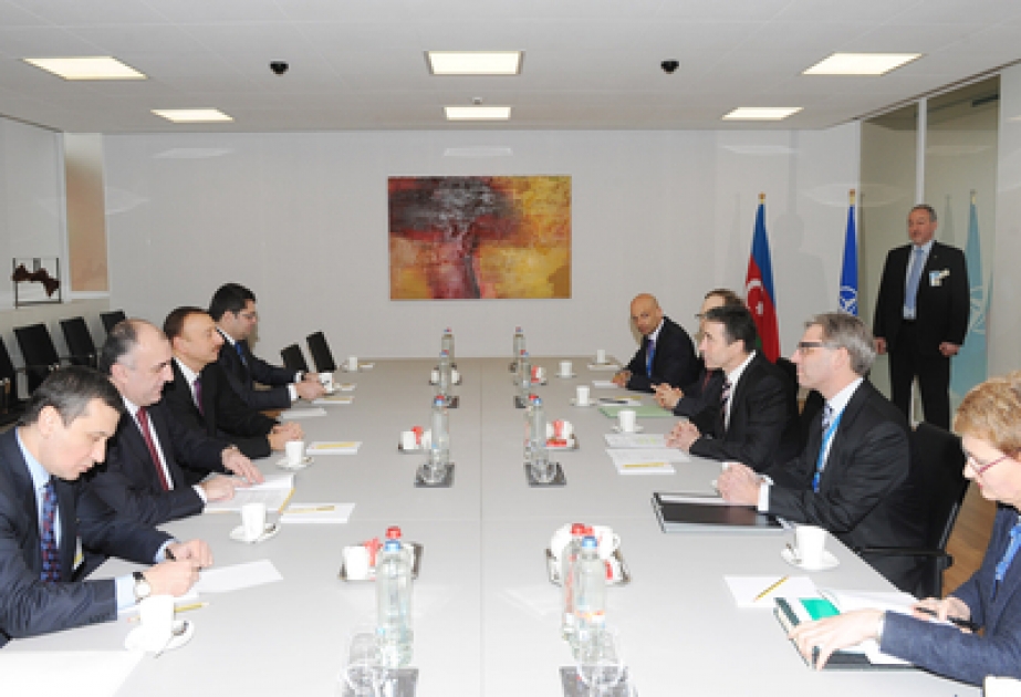 Le Président azerbaïdjanais Ilham Aliyev a rencontré le Secrétaire Général de l’OTAN Anders Fogh Rasmussen à Bruxelles