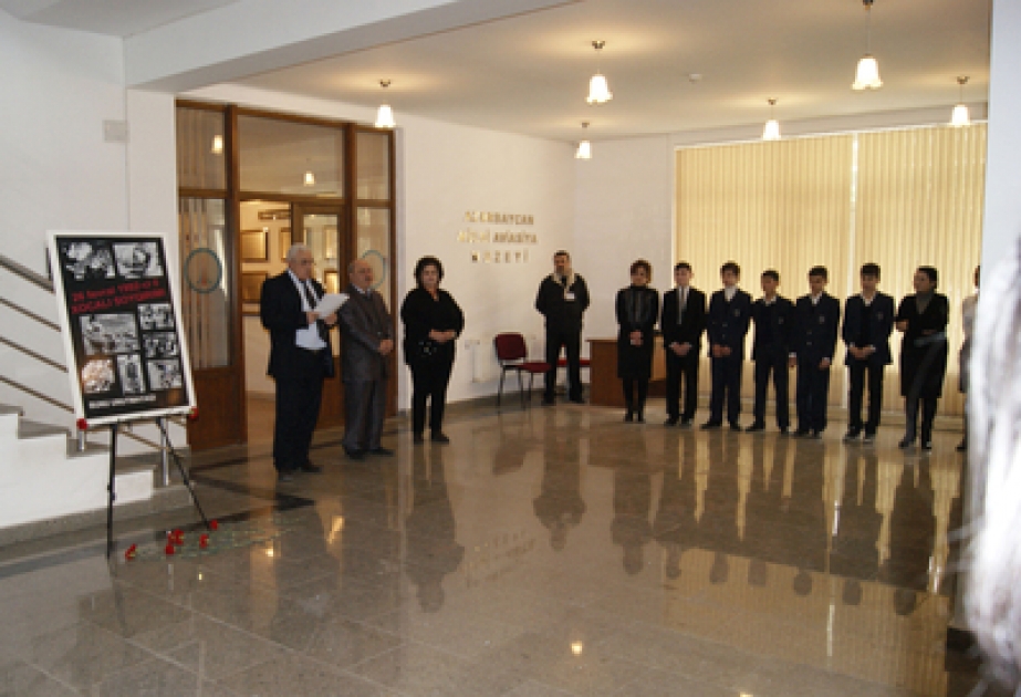 Azərbaycan Mülki Aviasiya Muzeyində Xocalı soyqırımının 20-ci ildönümü qeyd olunmuşdur