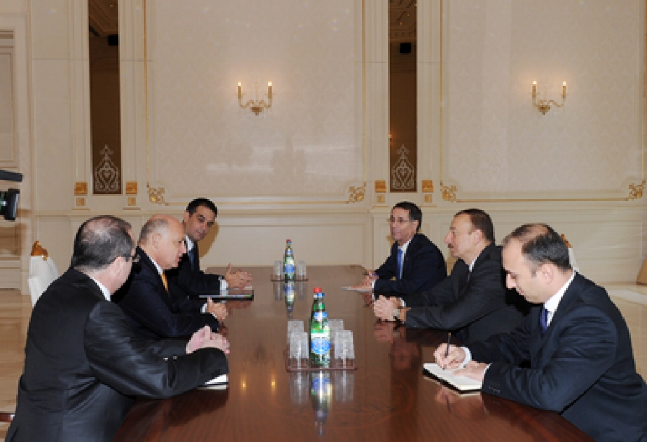 Le Président azerbaïdjanais Ilham Aliyev a reçu le ministre argentin des affaires étrangères
