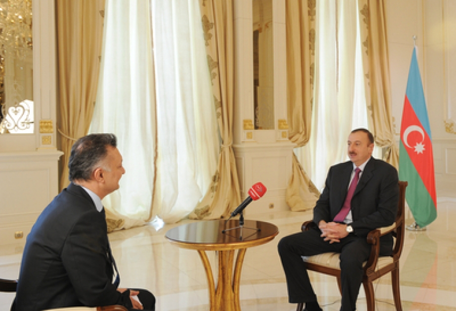 Interview du Président azerbaïdjanais Ilham Aliyev à la chaîne de télévision turque TRT