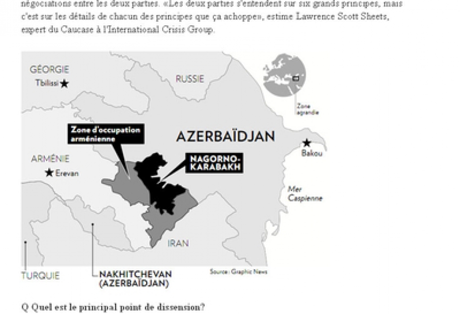 Un article sur le conflit arméno – azerbaïdjanais du Haut Karabagh a été publié dans le journal « La Presse » du Canada