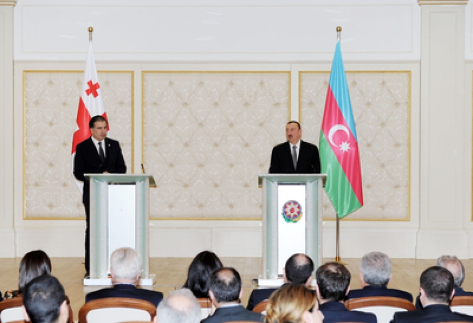 Les Présidents azerbaïdjanais et géorgien ont tenu une conférence de presse