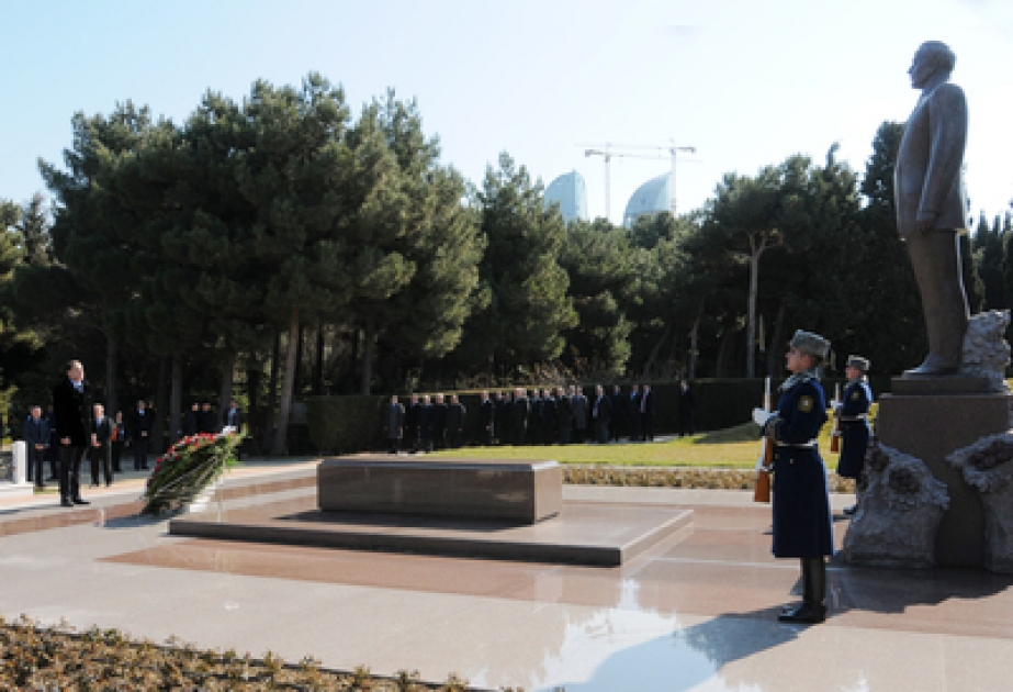 Le Président géorgien a rendu hommage à la mémoire d’Heydar Aliyev, dirigeant historique
