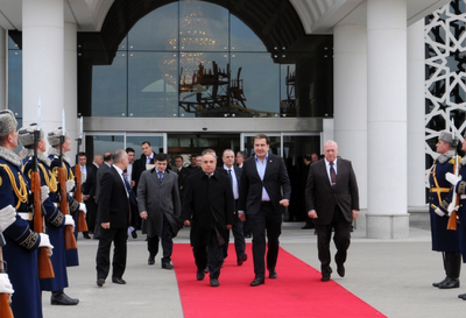 La visite officielle en Azerbaïdjan du Président géorgien Mikhaïl Saakachvili a touché à sa fin
