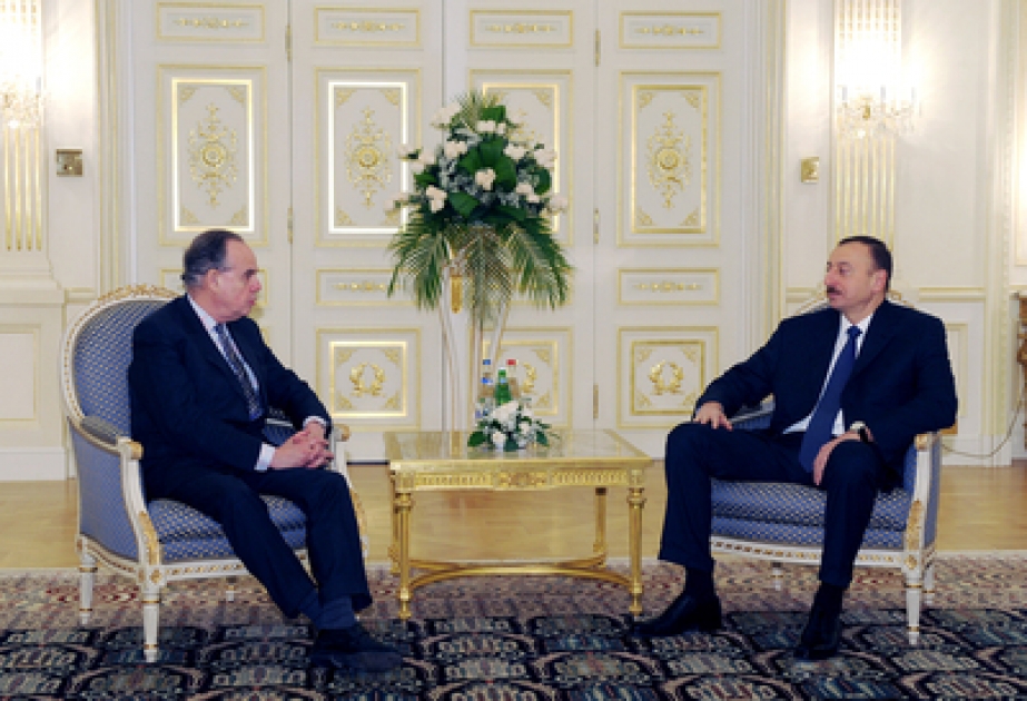 Le Président azerbaïdjanais Ilham Aliyev a reçu la délégation conduite par le ministre français de la Culture et de la Communication